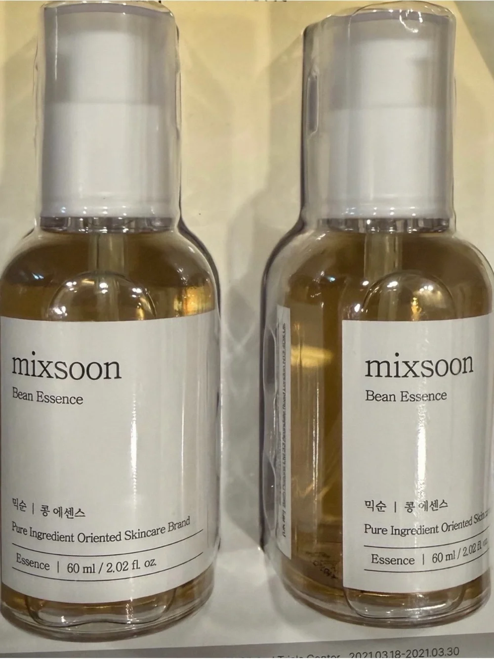 Mixsoon Bean Essence Facial Serum - Hydrating Skin Serum(2 x 60ml)